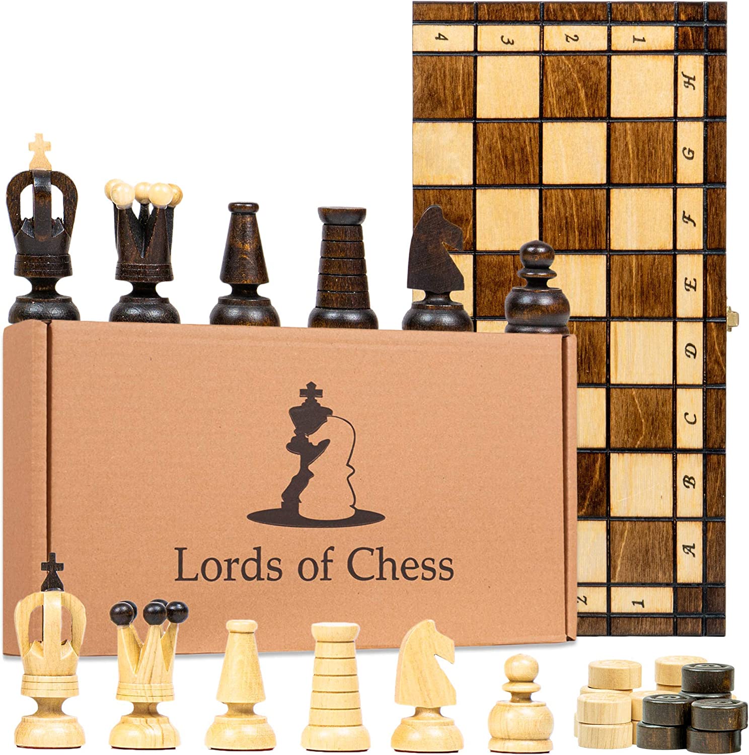 Ver categoría de ajedrez de madera y damas plegable profesional amazinggirl