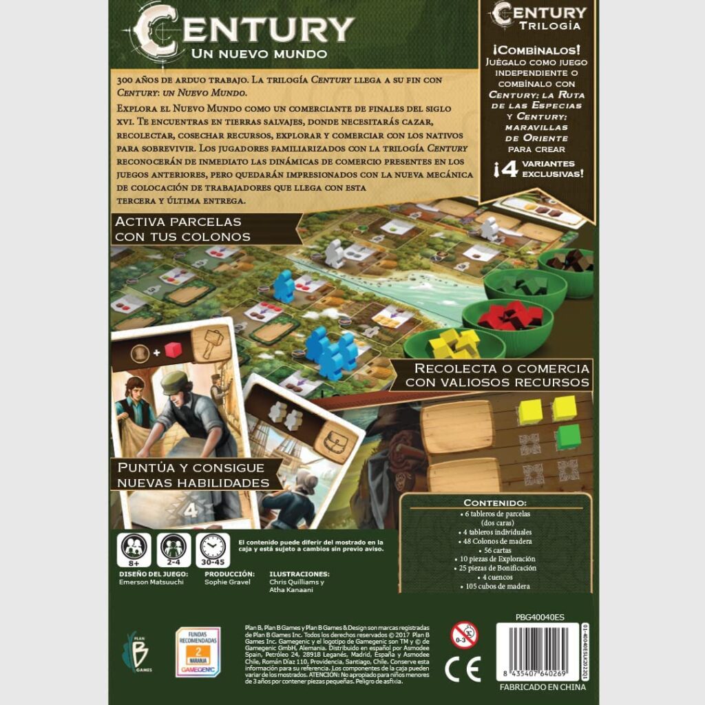 Century Un Nuevo Mundo juego de mesa