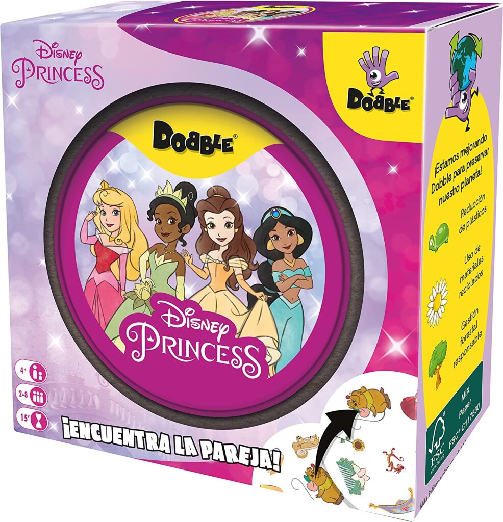 Dobble Princesas Disney juego de mesa