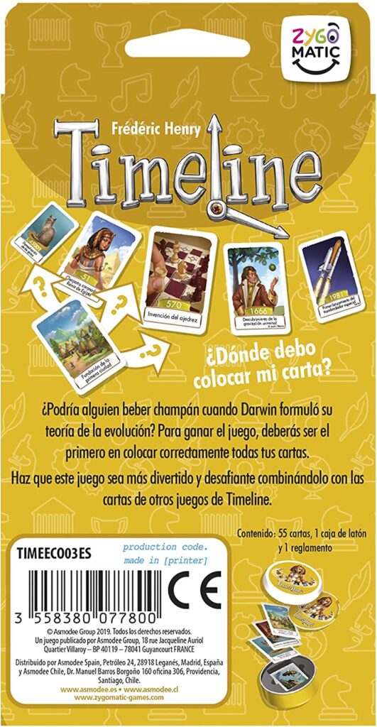 Timeline: Clásico juego de cartas