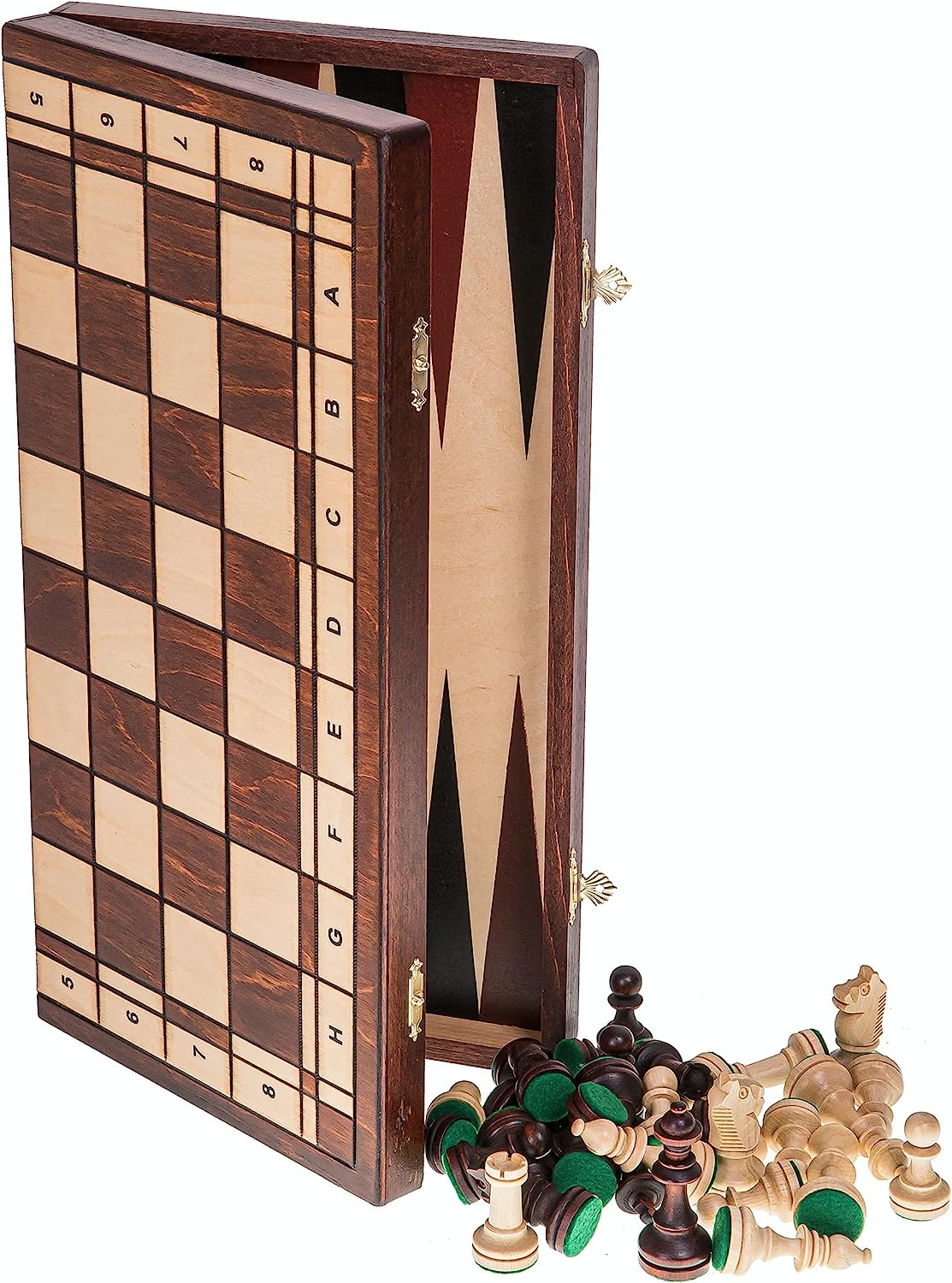 Ver categoría de ajedrez de madera grande senador 3 en 1 square