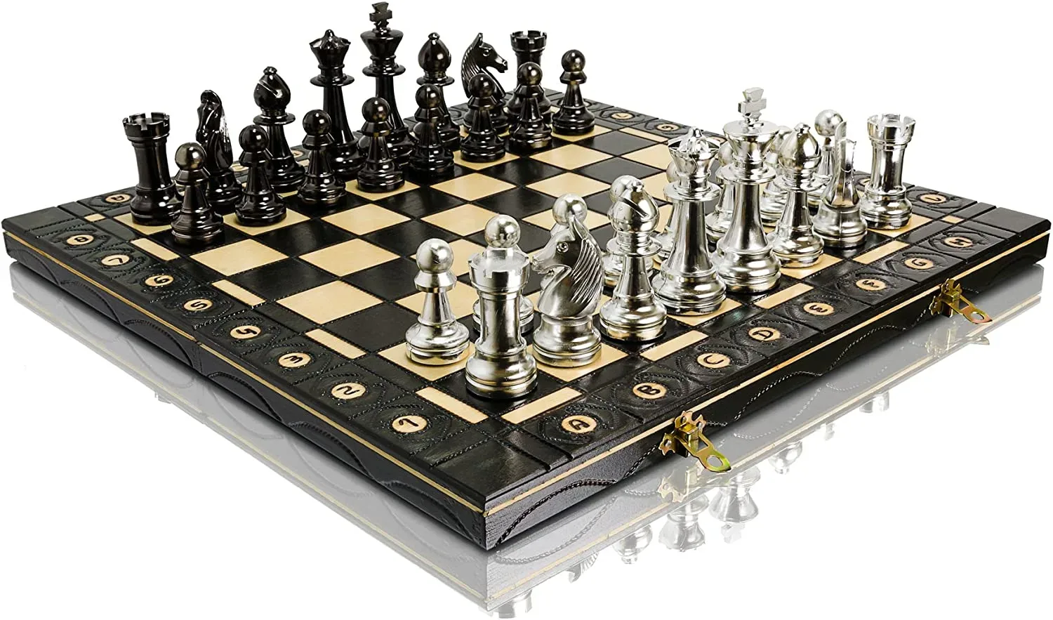 Ver categoría de ajedrez de metal plegable staunton