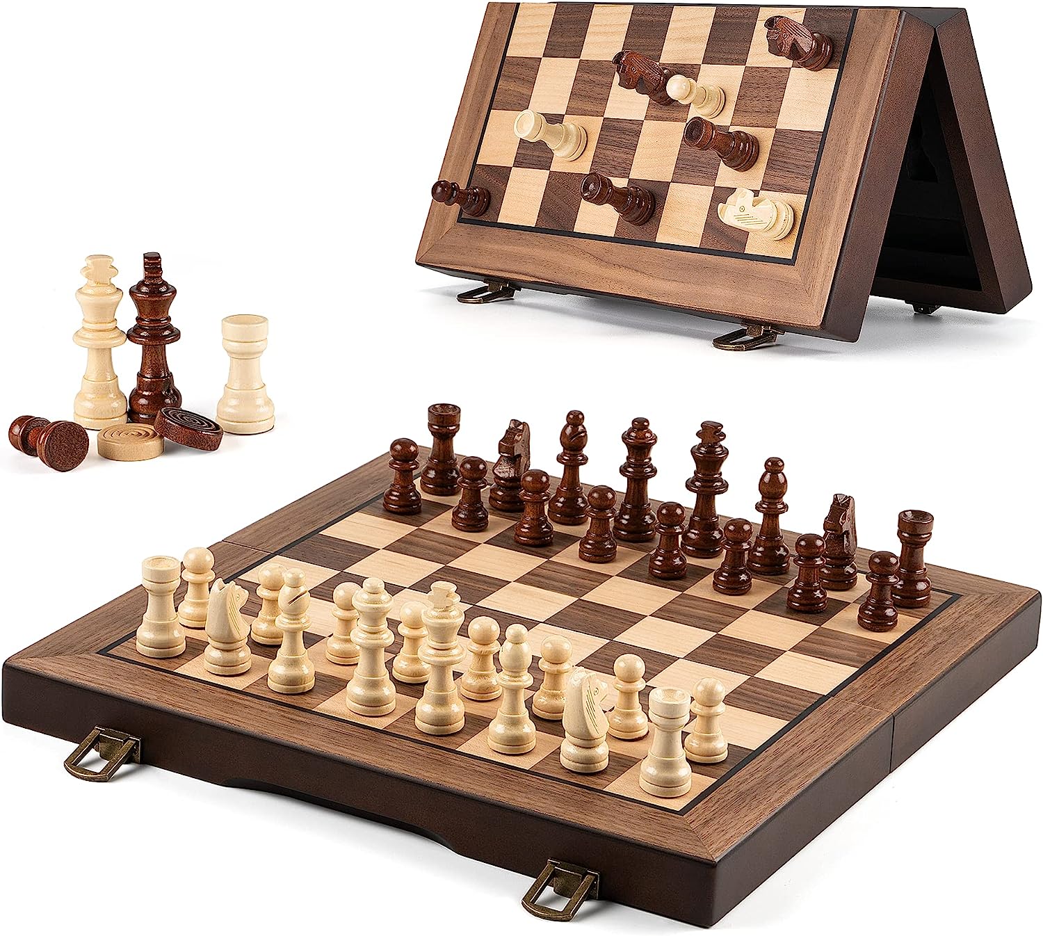 Ver categoría de ajedrez de madera de viaje gibot