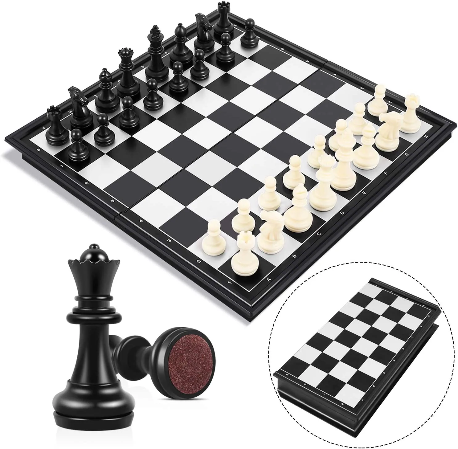 Ver categoría de ajedrez magnético plegable peradix 25 x 25 cm