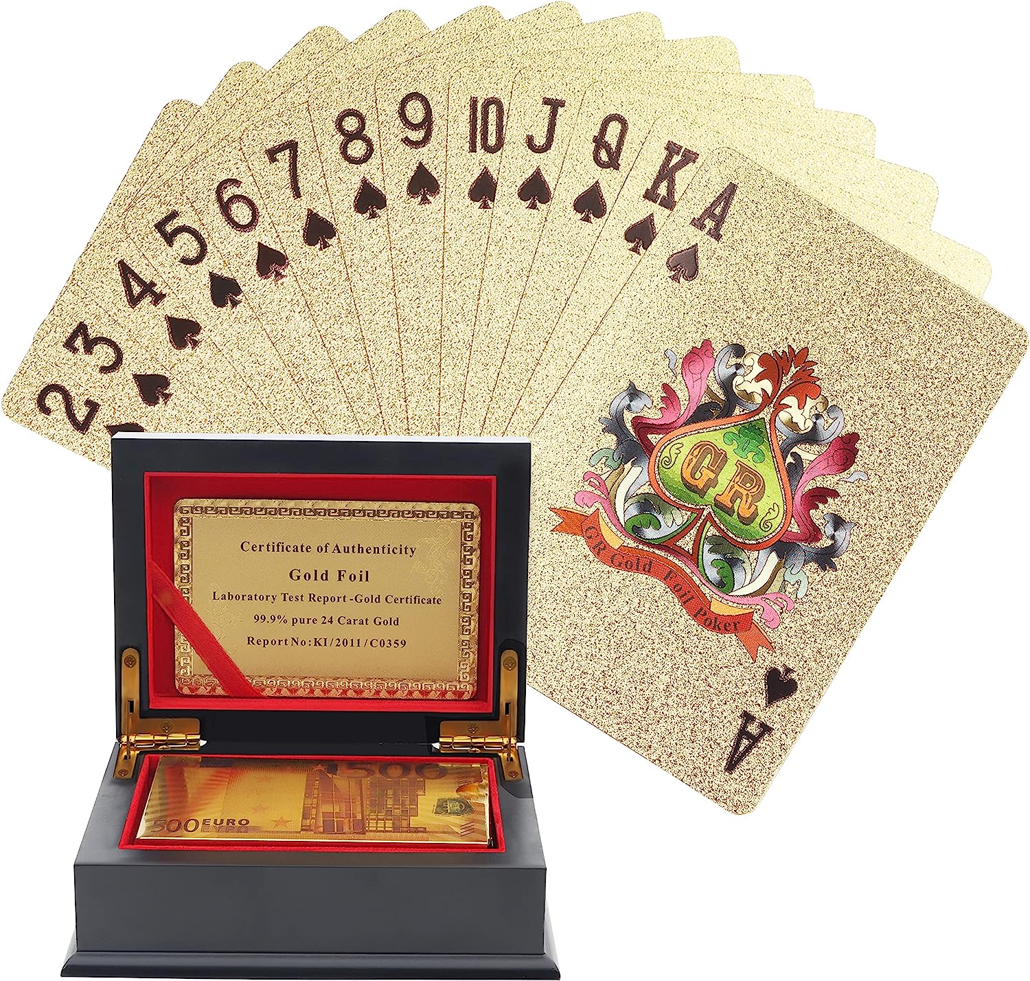 Ver categoría de cartas de póker de oro impermeables