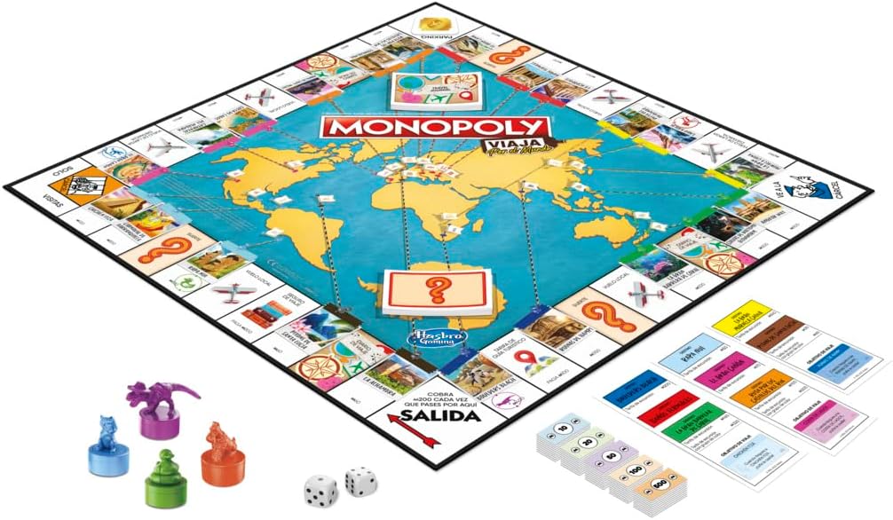 Monopoly Viaja por el mundo juego de mesa
