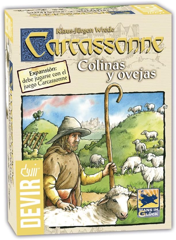 Carcassonne Colinas y Ovejas juego de mesa